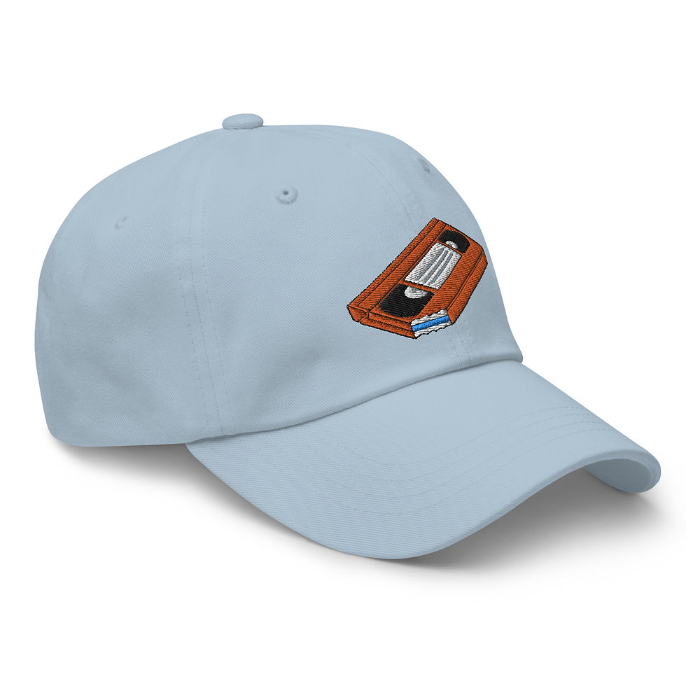 Thumbnail: Everything Is Cake Orange VHS Embroidered Hat