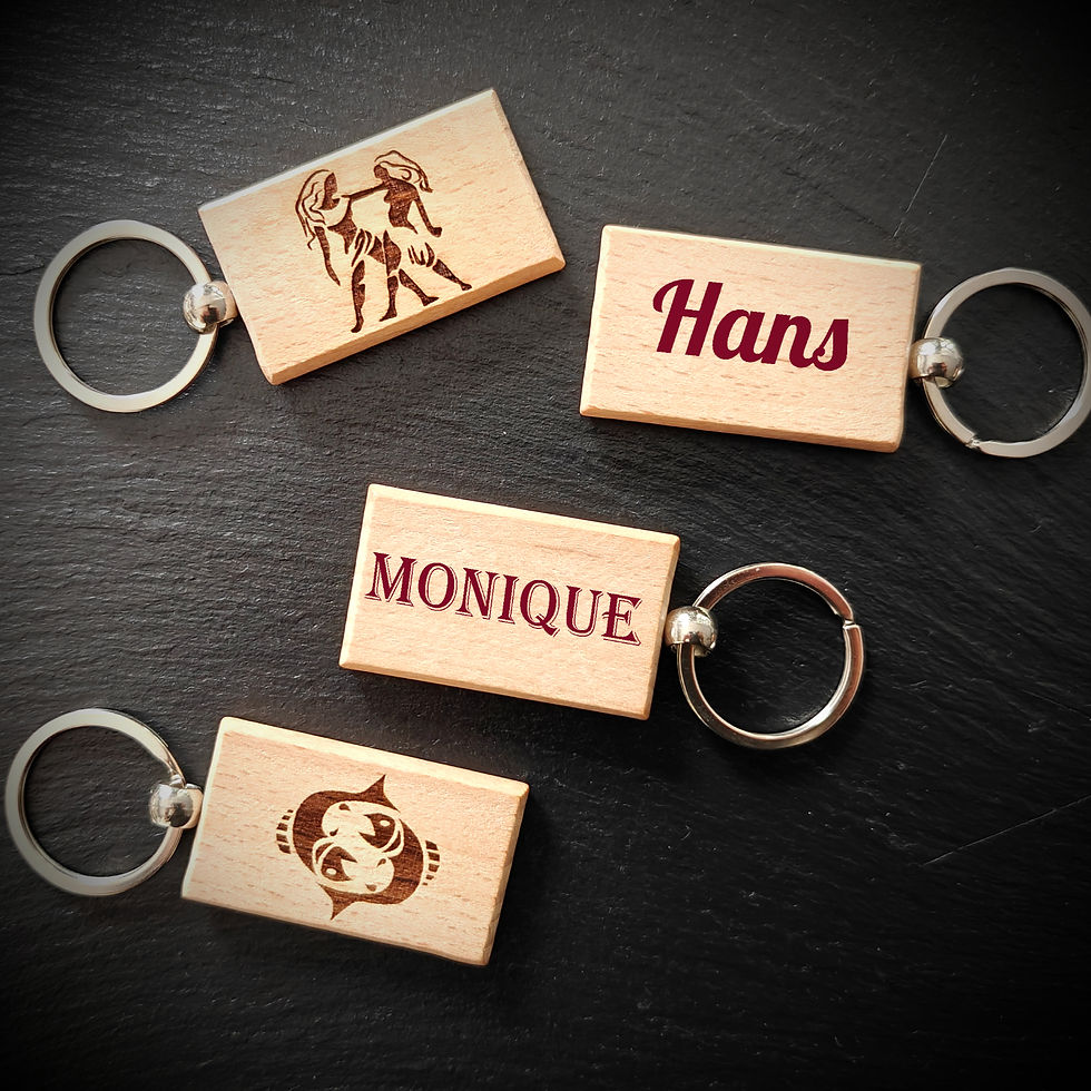 Thumbnail: Luxe sleutelhanger met ring