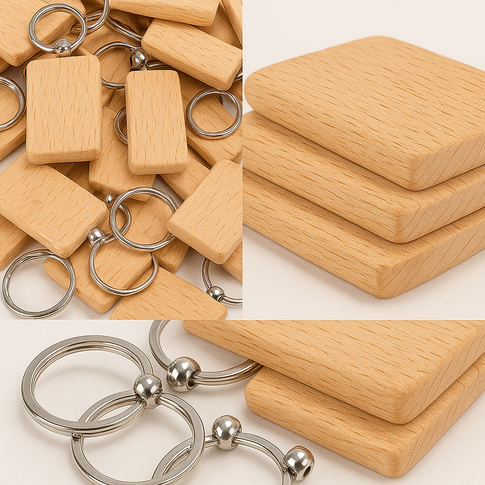 Thumbnail: Luxe sleutelhanger met ring