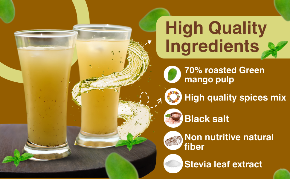 Thumbnail: Sugar- Free Aam Panna Syrup 600ml| Sweetened with STEVIA