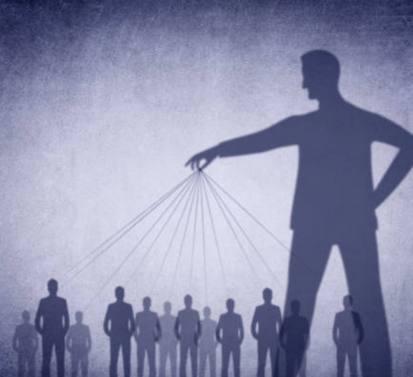 Illustration for article on the psychology behind scams—how persuasive stories and false social discourses enable romance and cryptocurrency fraud.