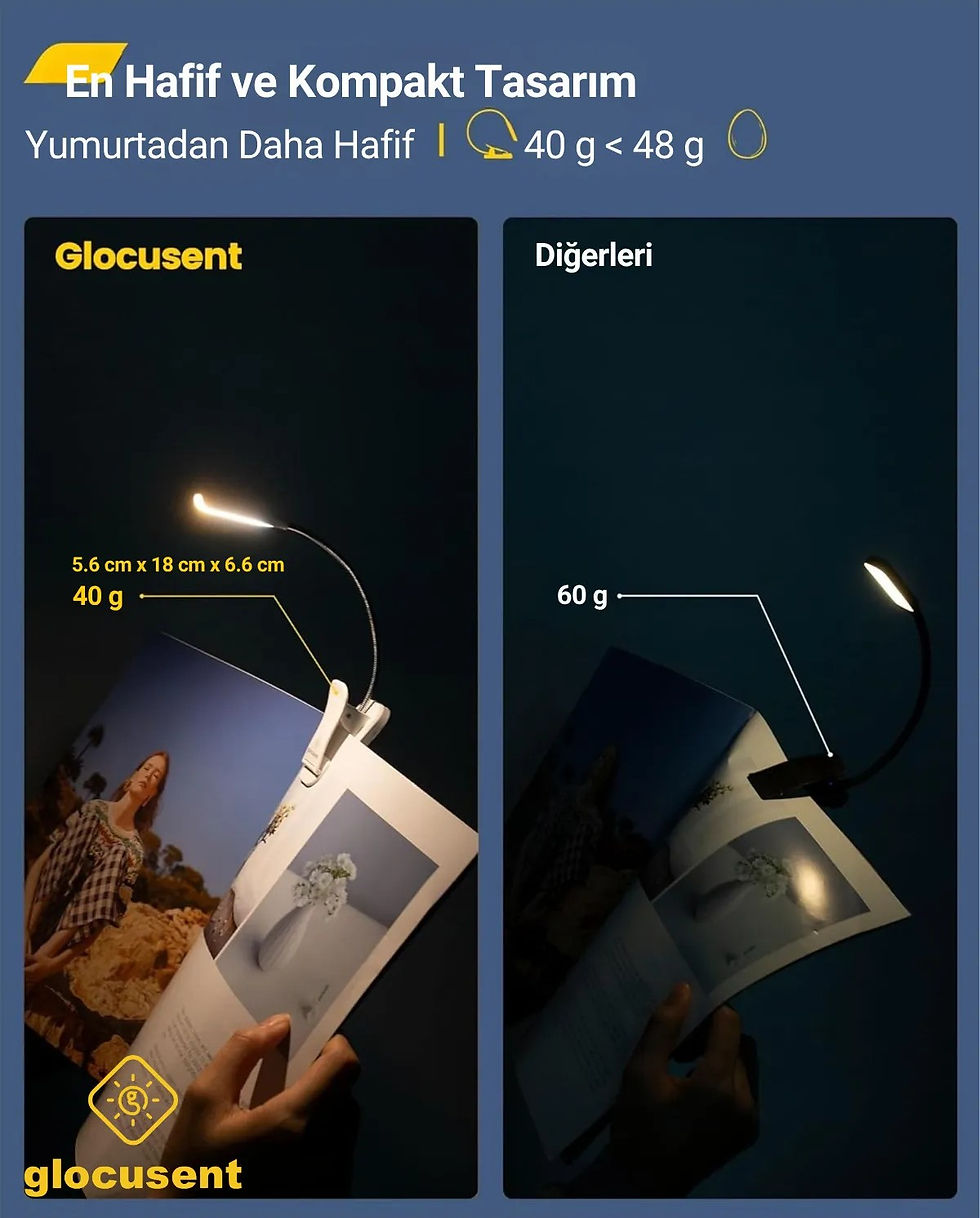 Küçük resim: Şarjlı LED Masa, Kitap Lambası Çalışma, Okuma, Tamirci, Ergonomik, Esnek-Beyaz