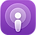 Apple Podcasts logo