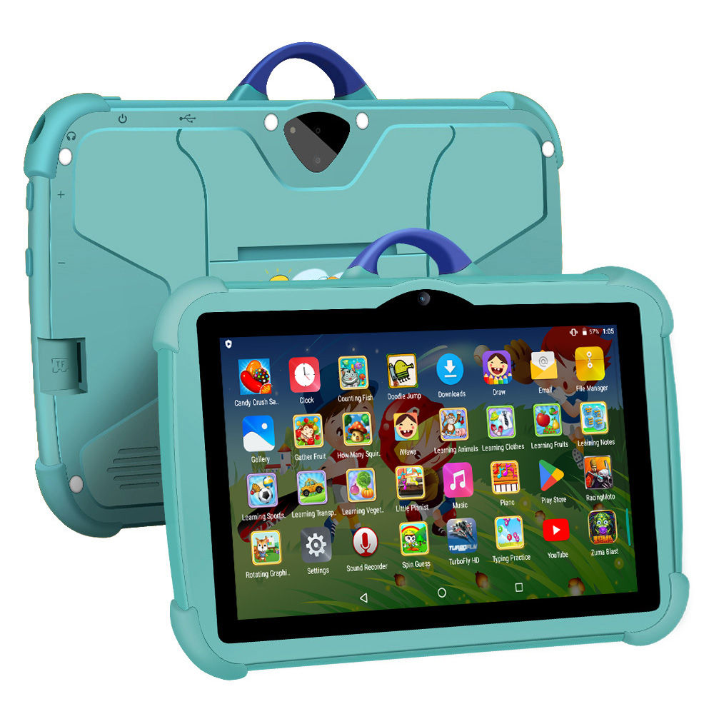 7 Inch Kids Tablet PC with Android 13 Quad Core 4GB RAM 64GB ROM Educational Lea