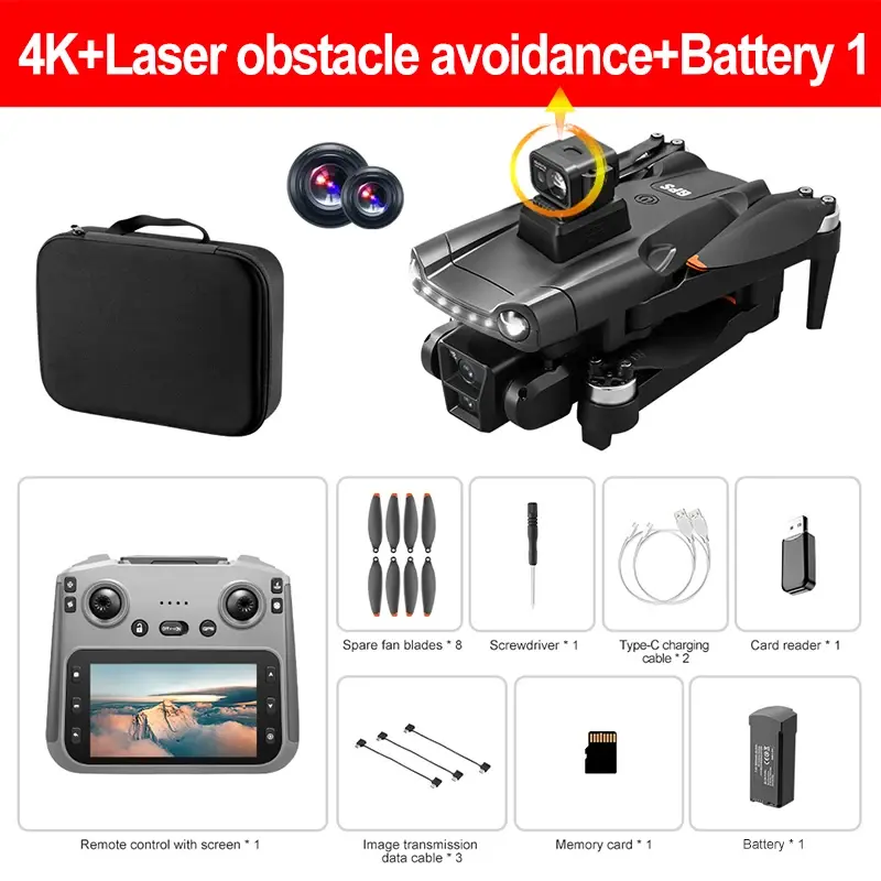 Thumbnail: Lenovo V198MAX GPS Return Drone 5G 8K HD Dual Camera Dron Remote With Screen Las