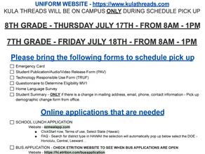 SY 25-26 Student Registration Forms