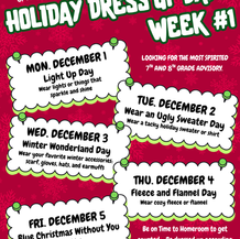 Holiday Dress Up Days
