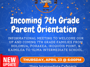 7th Grade Parent Orientation