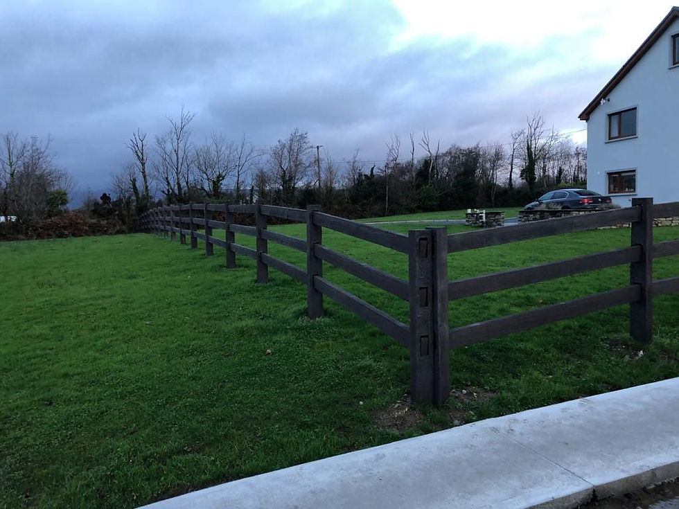 Ranch Rail Concrete Fencing