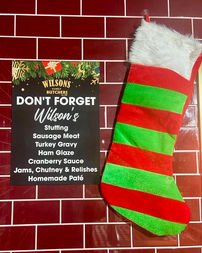 Christmas Orders - Wilsons Butchers 