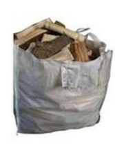 Ton bags of Hardwood logs