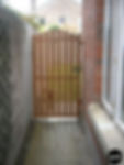 PVC Golden Oak Side Gates