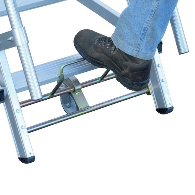 Thumbnail: Tubesca Mobile Warehouse Safety Stepladder 15 Tread
