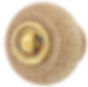 Furniture knob, oak and zinc alloy, round