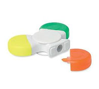 Anti-stress hand spinner with 3 colours highlighters