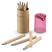 12 piece colouring pencils in tube