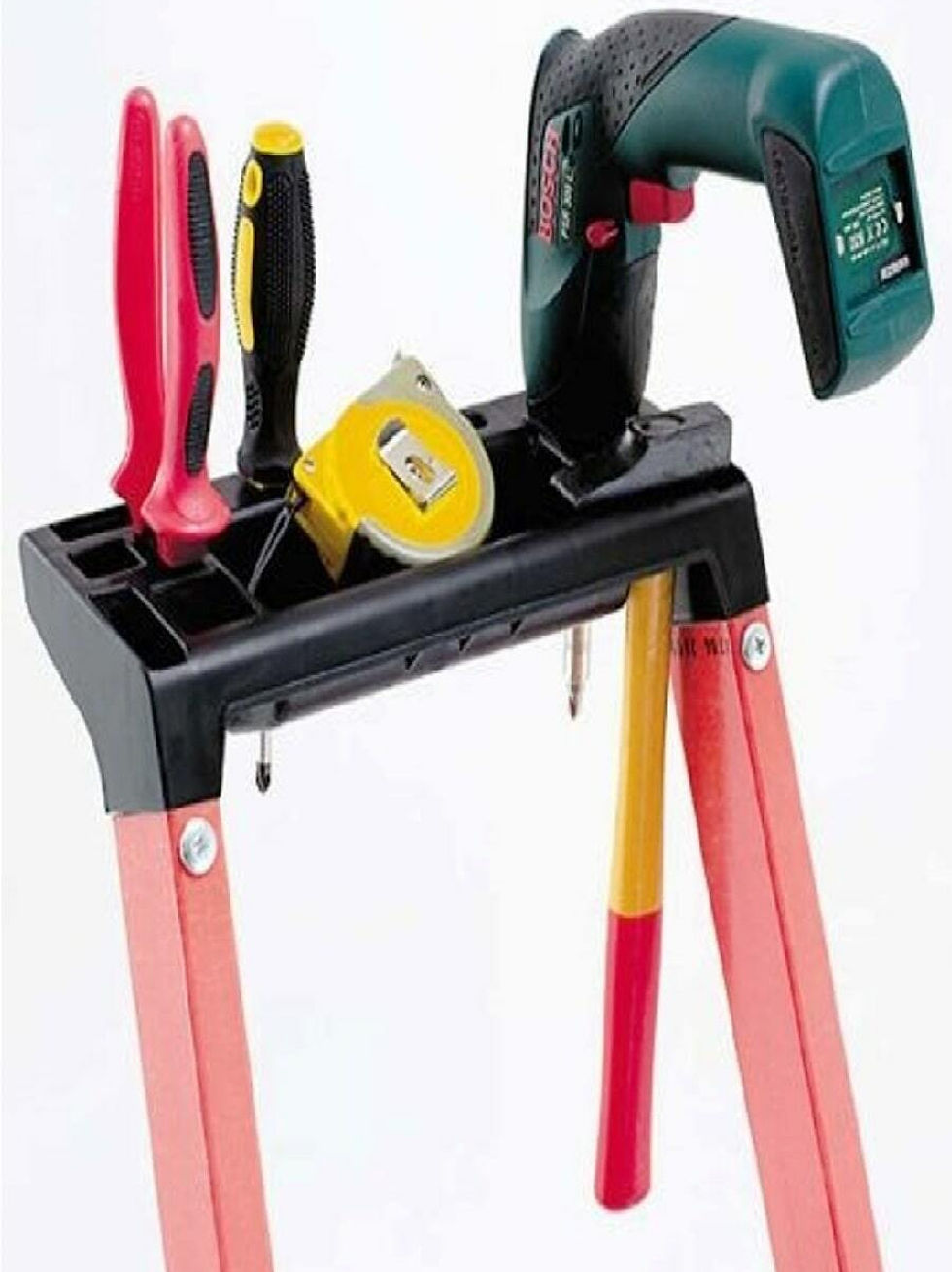 Thumbnail: Tubesca Compact Fibreglass Platform Stepladder 6 Tread