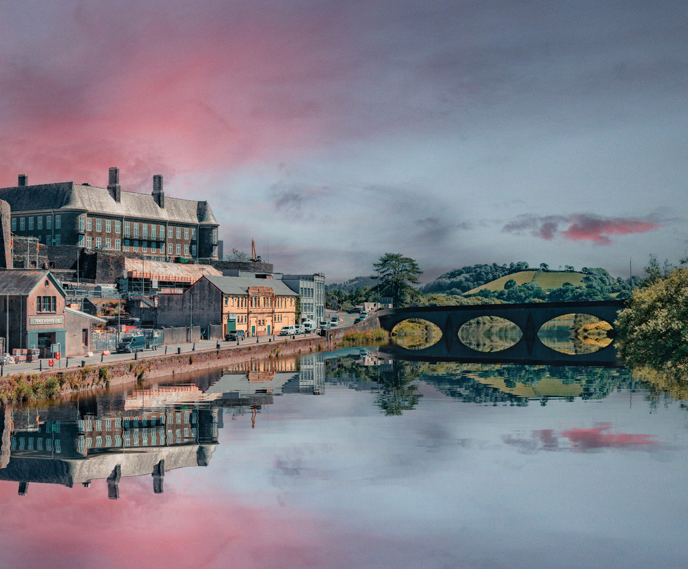 Carmarthen in Pink