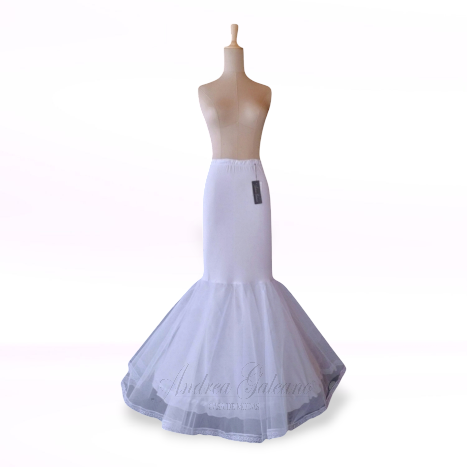 ENAGUA DE NOVIA TROMPETA CON 1 ARO