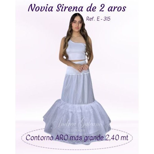 Thumbnail: ENAGUA SILUETA SIRENA DE 2 AROS