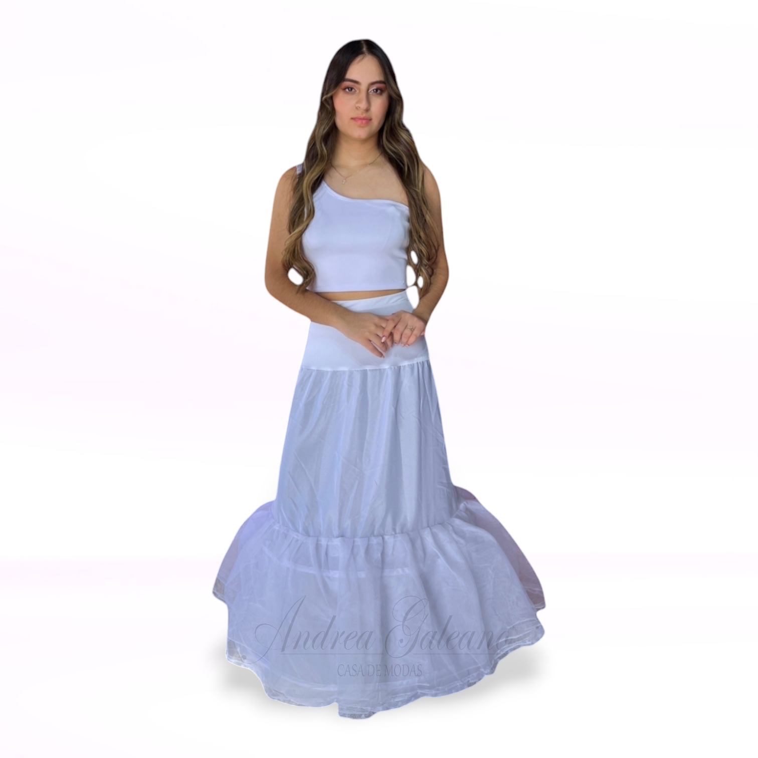 ENAGUA SILUETA SIRENA DE 2 AROS