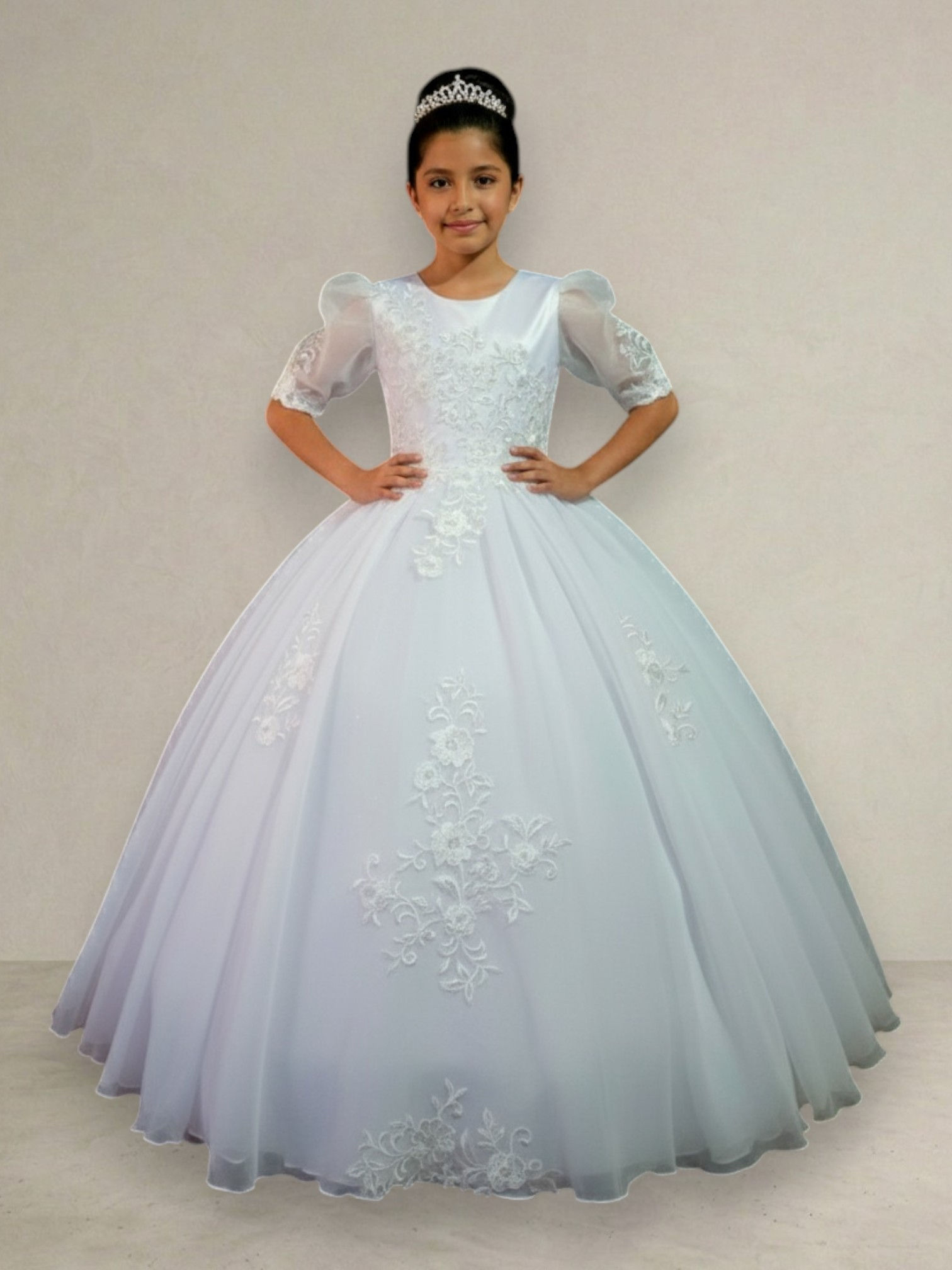 VESTIDO DE PRIMERA COMUNIÓN PARA NIÑA | REF. ALMA