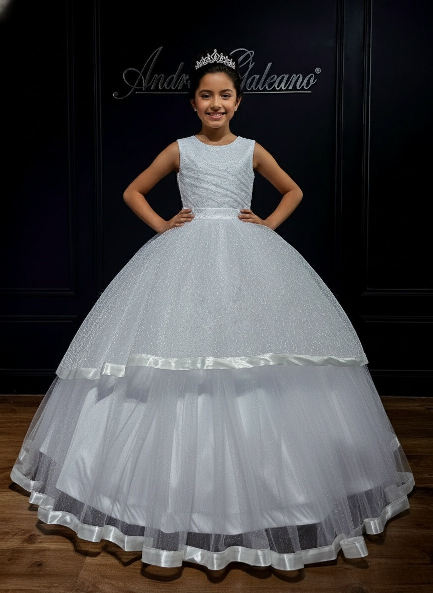 VESTIDO DE PRIMERA COMUNIÓN PARA NIÑA | REF. ALMA