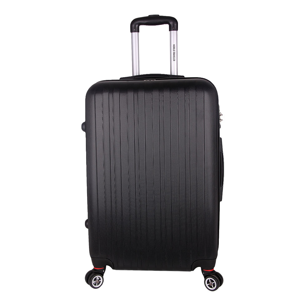 World Traveler Barcelona Carry-On Hardside Spinner Luggage Set