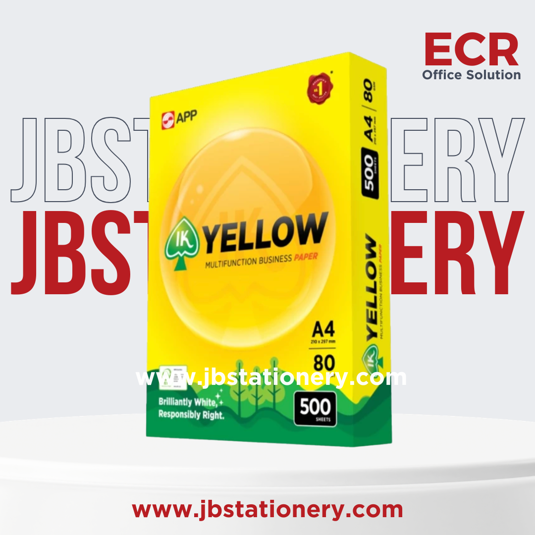 IK YELLOW 80GSM A4 500S PER REAM