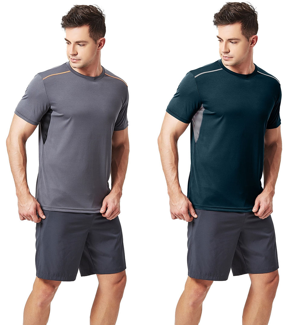 Thumbnail: Men's 3-Pack  Panelled T-Shirts