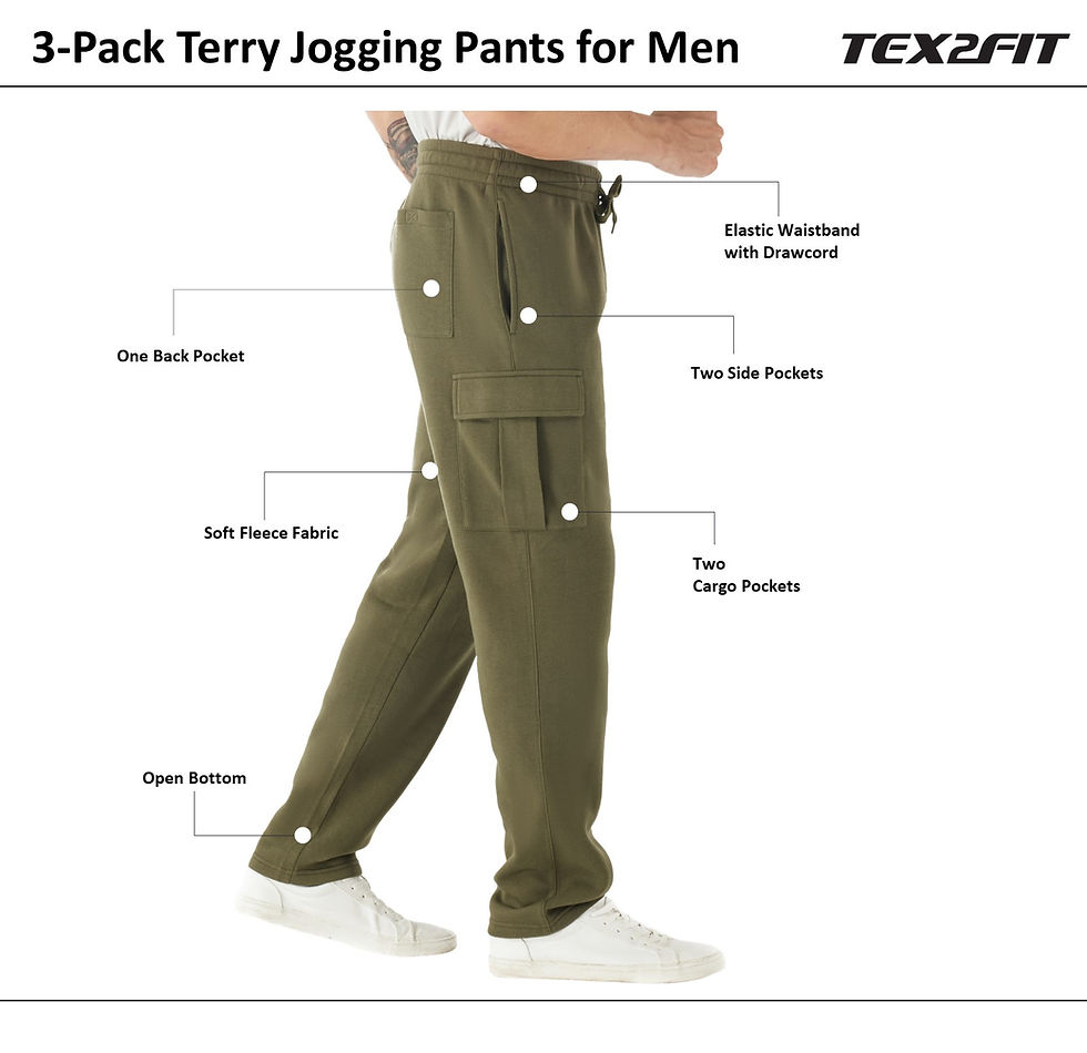 Thumbnail: Men’s  2-Pack Cargo Sweatpants