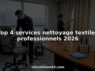 Des professionnels de l’entretien s’occupent du nettoyage des textiles au sein des bureaux.