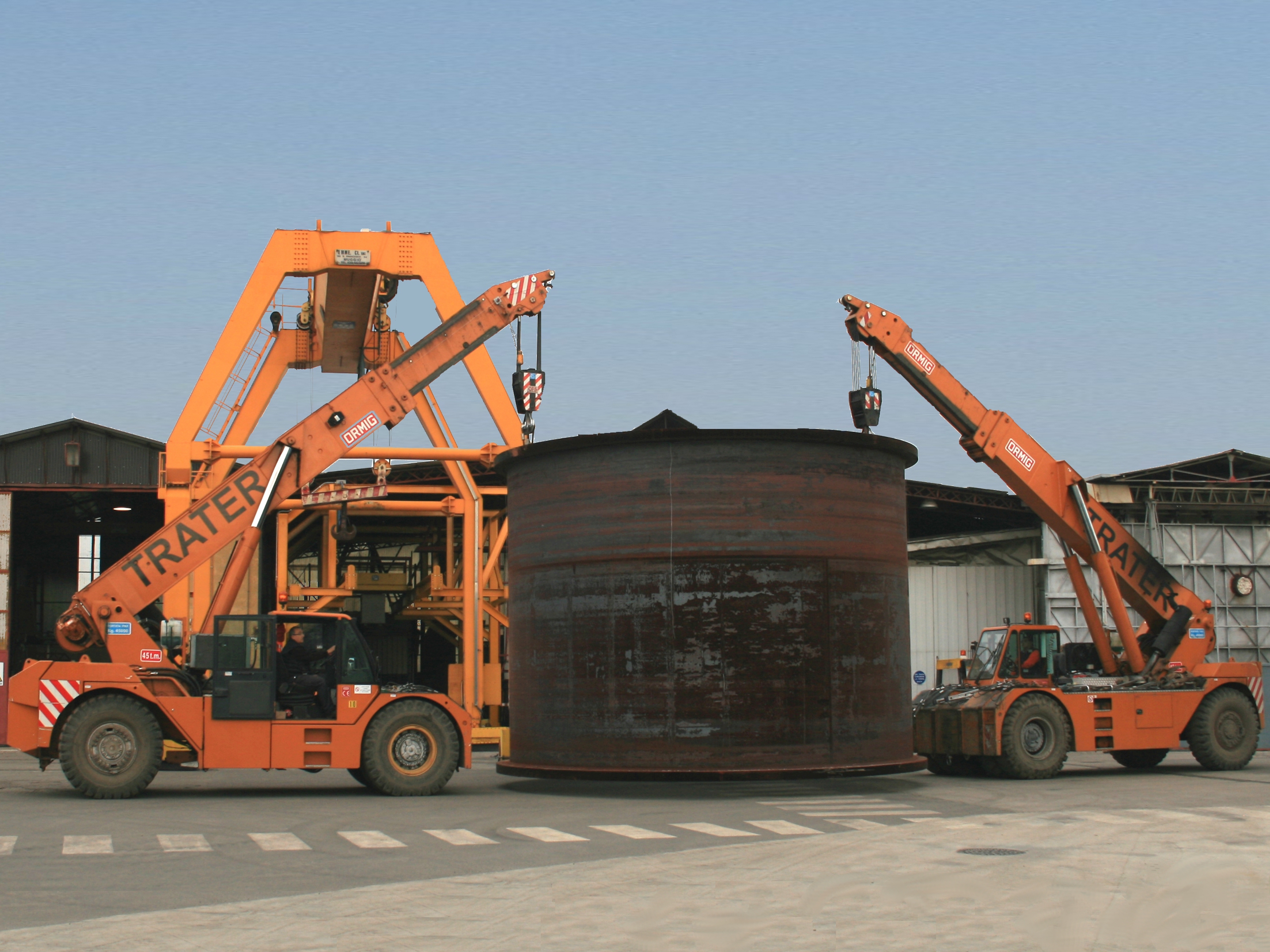 Stress relieving welded structures