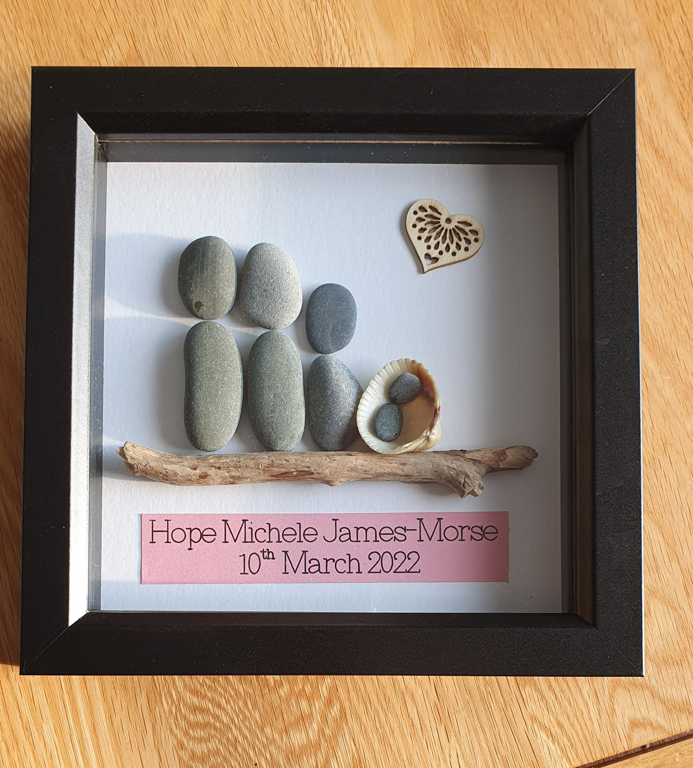 Family Pebble Art