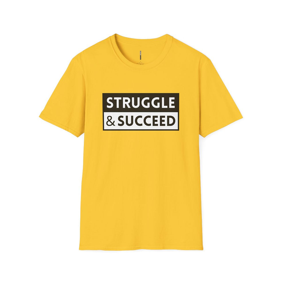 Thumbnail: Struggle & Succeed Unisex Softstyle T-Shirt