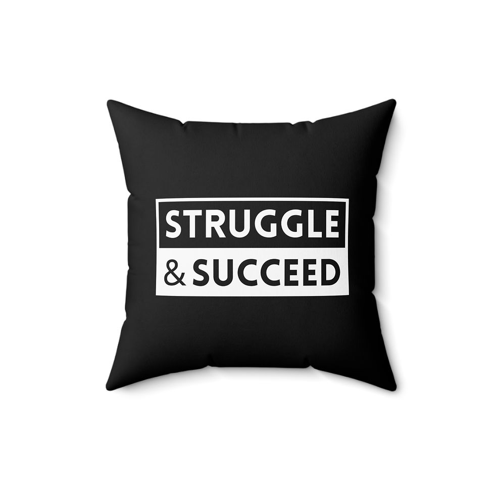 Thumbnail: Sober is Sexy. Struggle And Succeed Pillow
