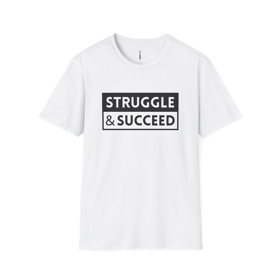 Thumbnail: Struggle & Succeed Unisex Softstyle T-Shirt