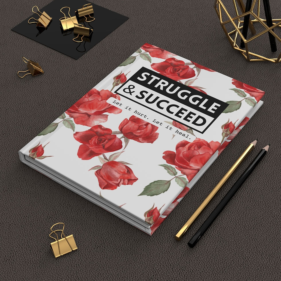Thumbnail: Struggle & Succeed Let it hurt. Let it heal. Floral Journal w/ Keely’s Poem
