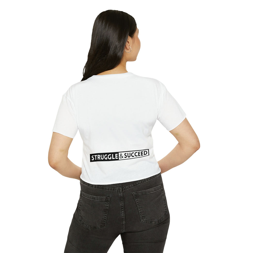 Thumbnail: Women's Struggle And Succeed Crop Top