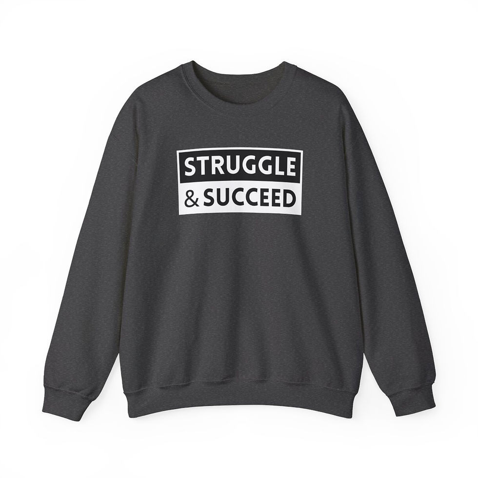 Thumbnail: Struggle And Succeed Crewneck Sweatshirt