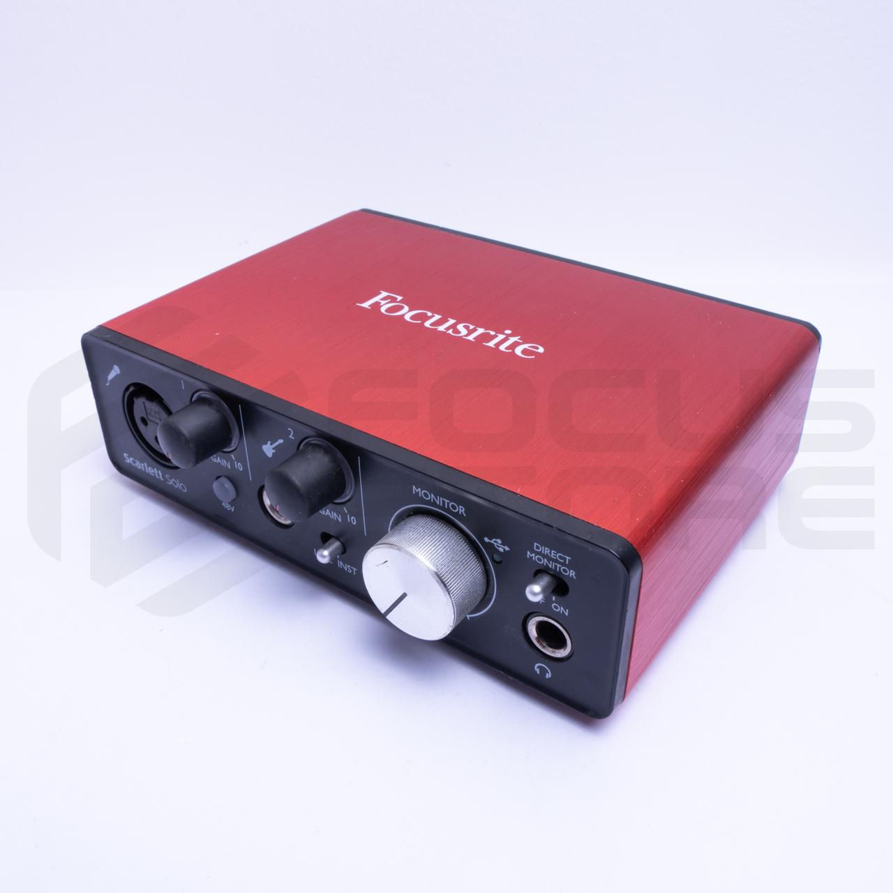 Focusrite Scarlett Solo de 2.ª gen (usada)