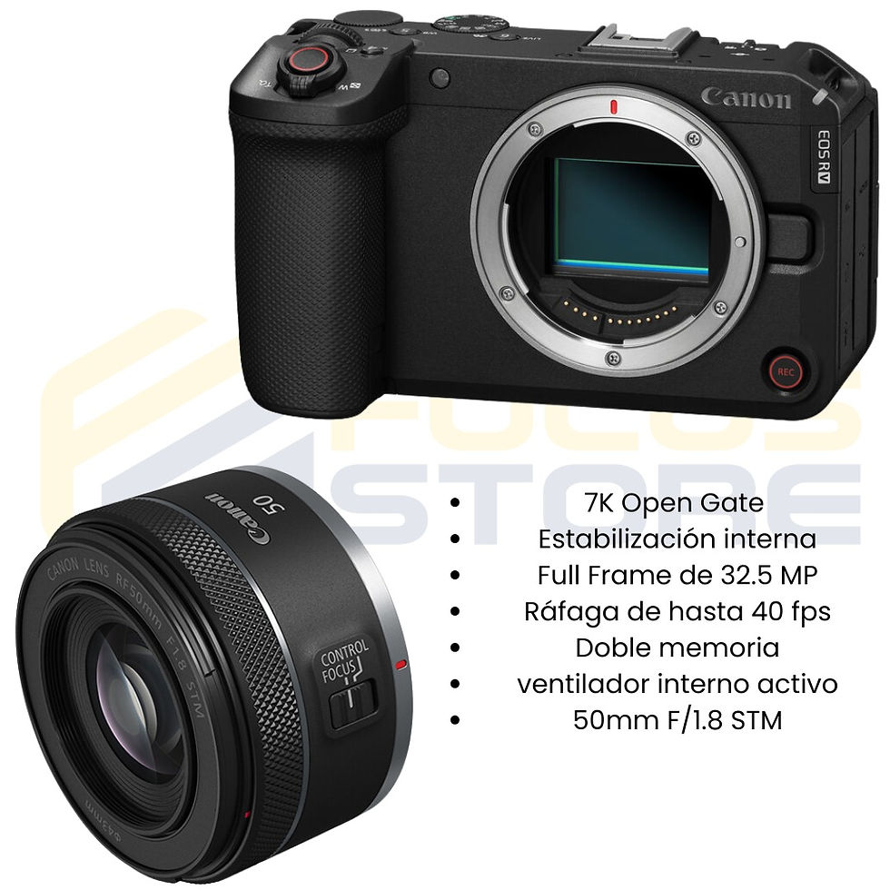 Miniatura: Canon EOS R6 V + lente Canon RF 50mm F/1.8 STM