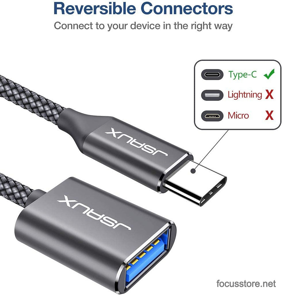 Miniatura: Adaptador USB tipo C macho a USB 3.0 hembra