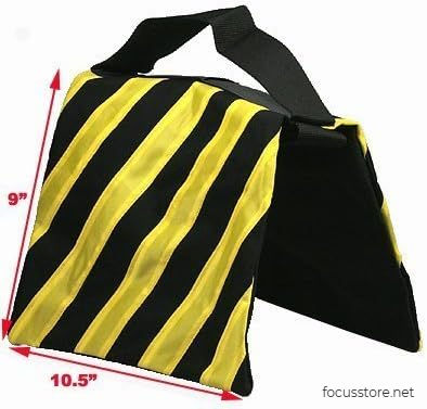 Miniatura: Bolsa de arena para soporte de estudio (amarillo, paquete de 4)