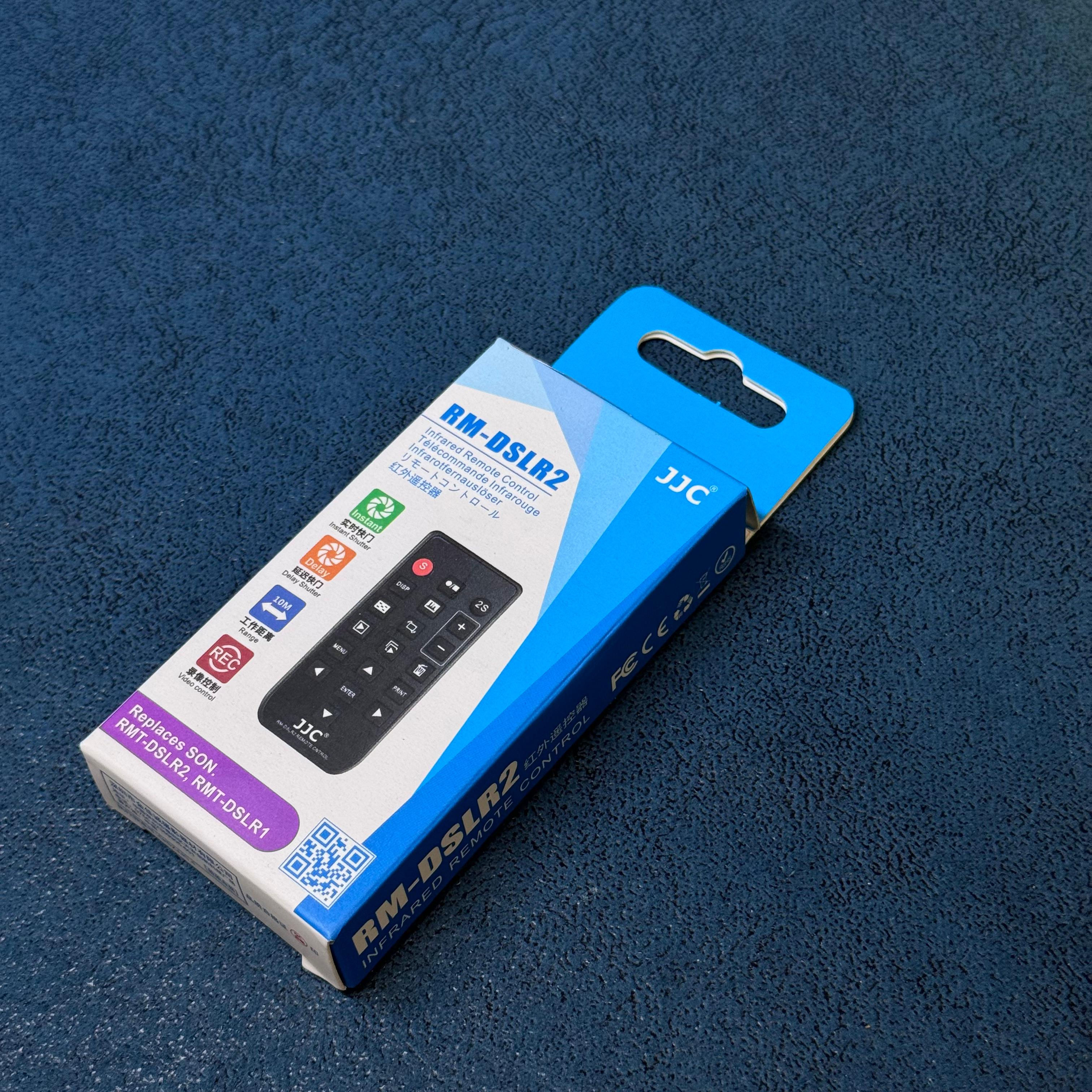 JJC - Control remoto inalámbrico para Sony RMT DSLR2 A7R III A7 III A7S II A7R