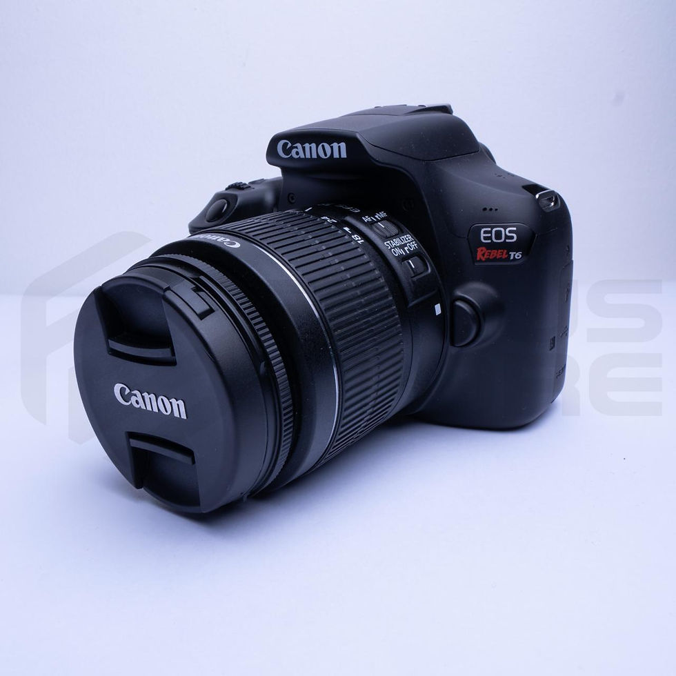 Miniatura: Canon EOS Rebel T6 + lente 18-55mm + bolso