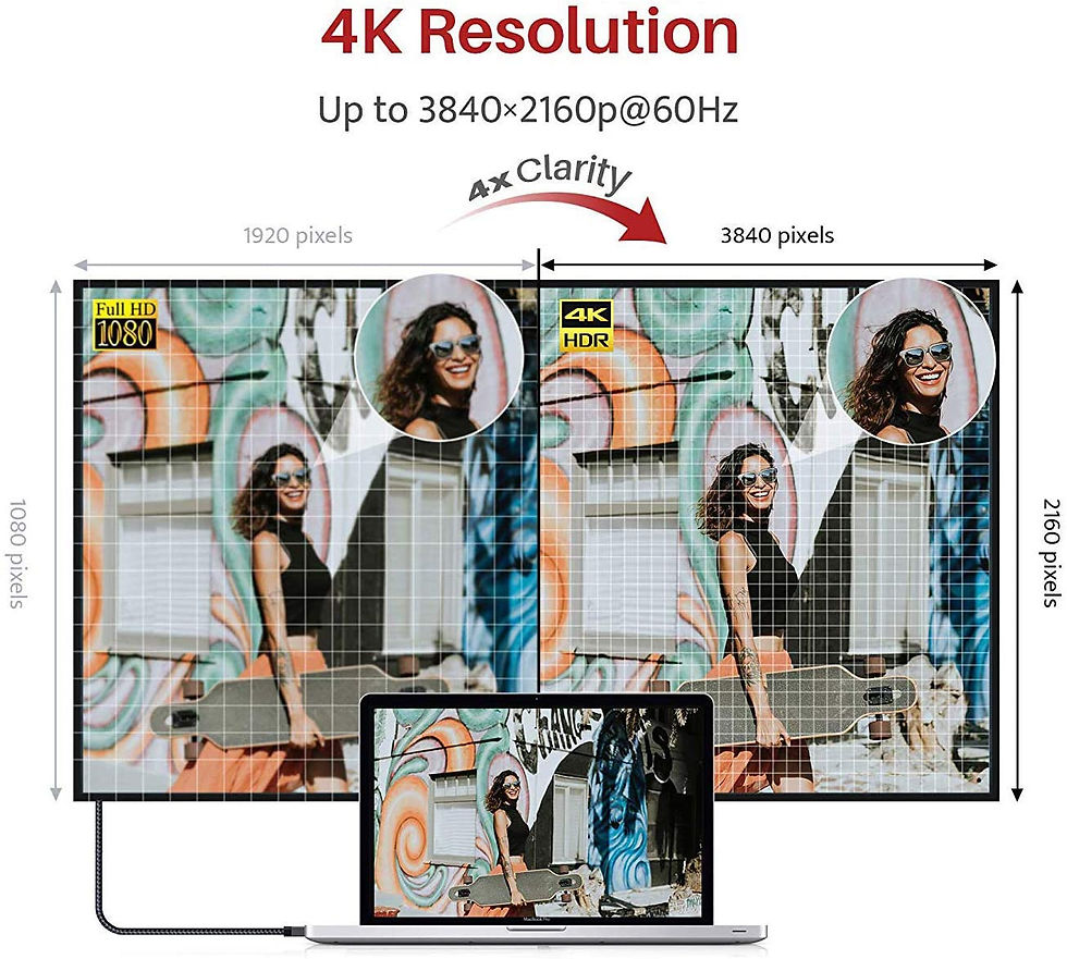 Miniatura: Cable HDMI de alta velocidad, 4K, 25 ft