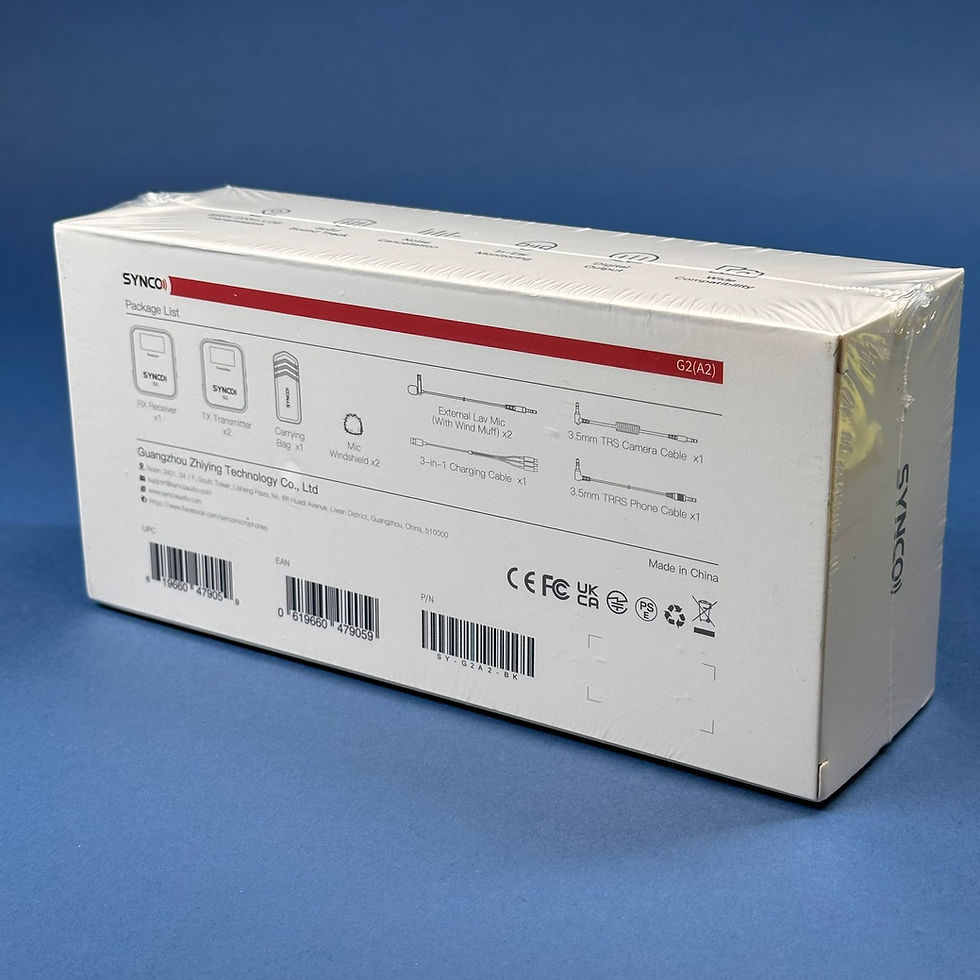Miniatura: Synco WAir-G2-A2 Sistema de micrófono inalámbrico ultracompacto