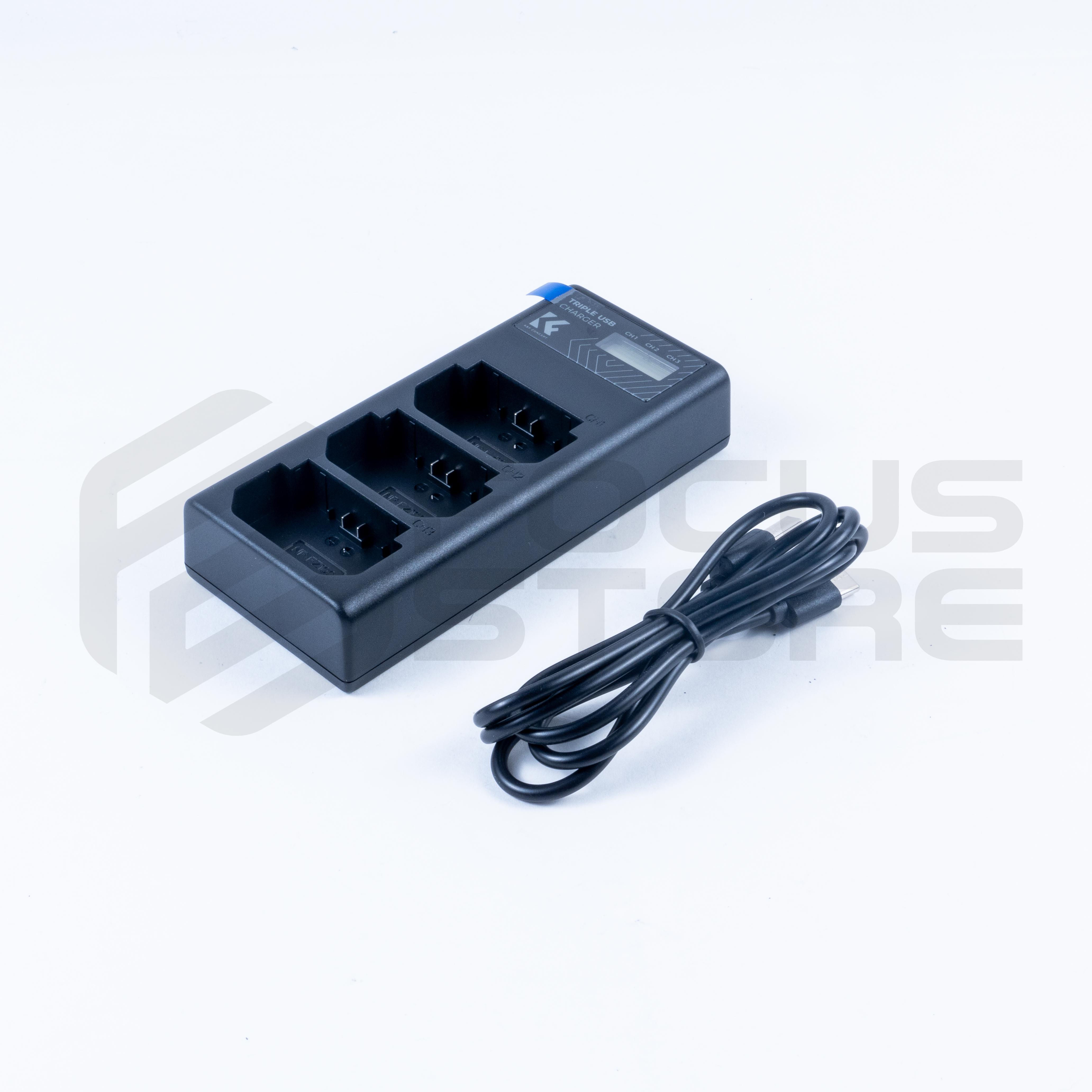 K&F Concept Cargador triple NP-FZ100