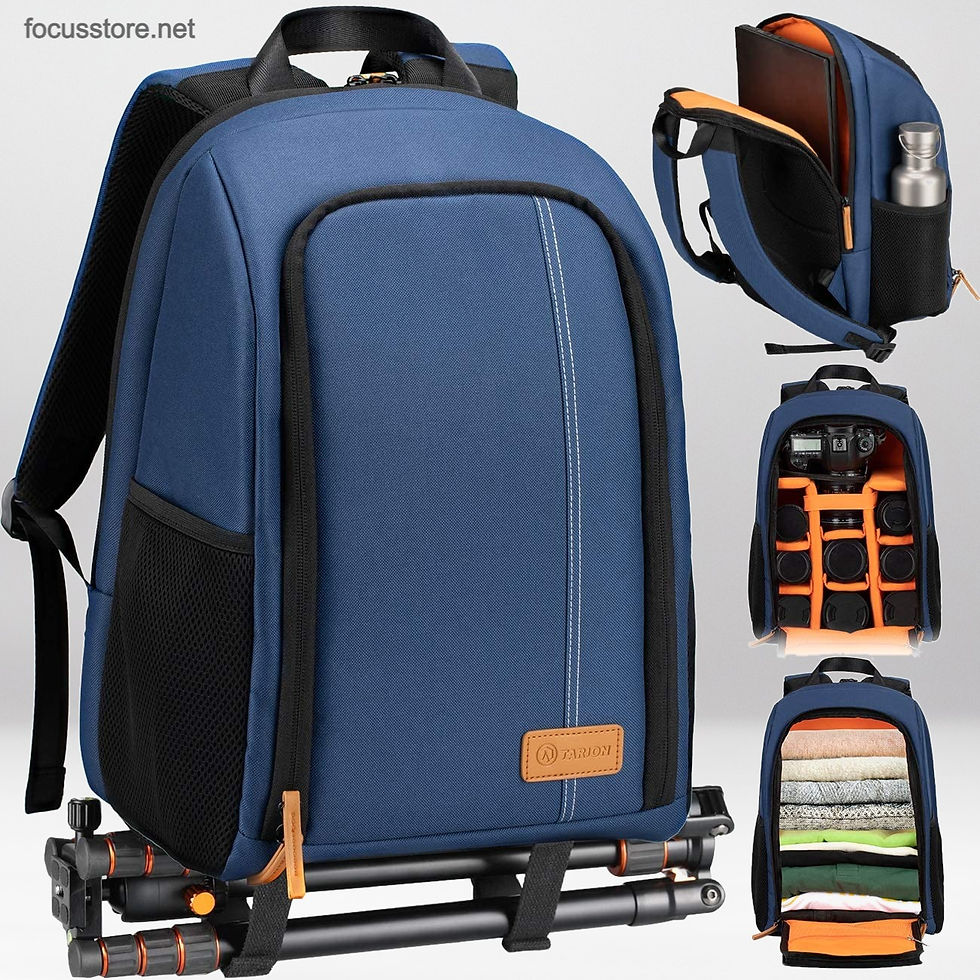 Miniatura: Tarion Azul - Mochila impermeable para cámara y laptop de 15"
